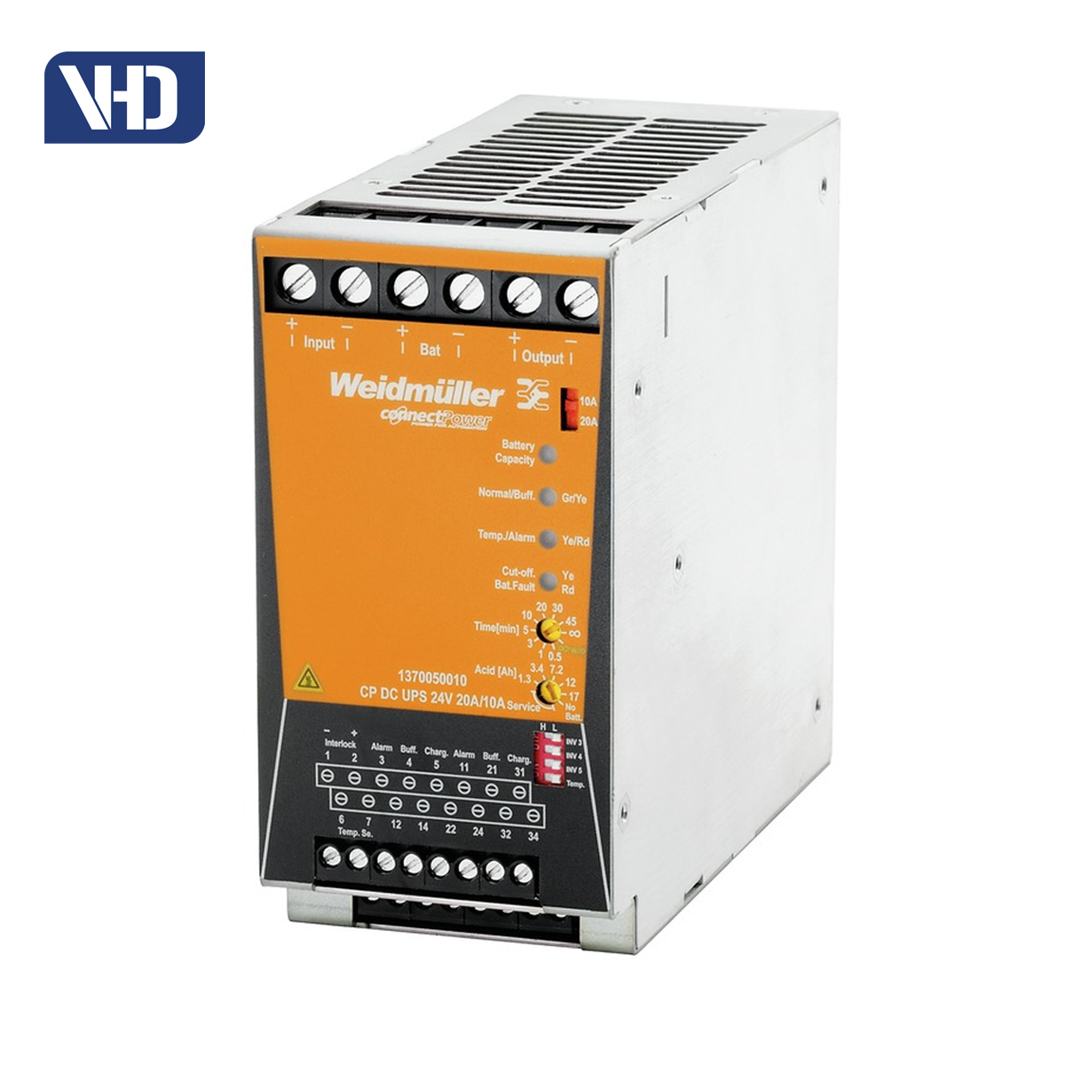 Bộ lưu điện CP DC UPS 24V 20A10A 1370050010 WEIDMULLER